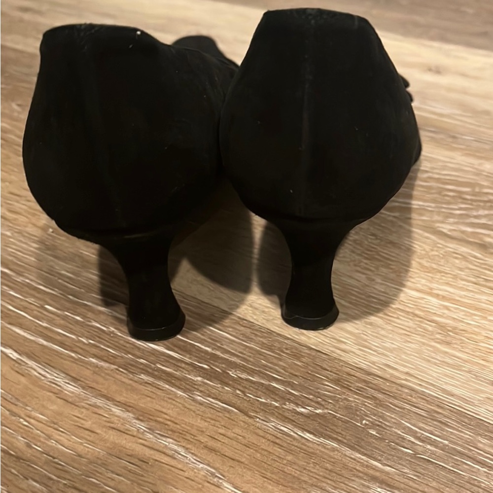 Stuart Weitzman Kitten Heel Velvet (Made In Spain… - image 3